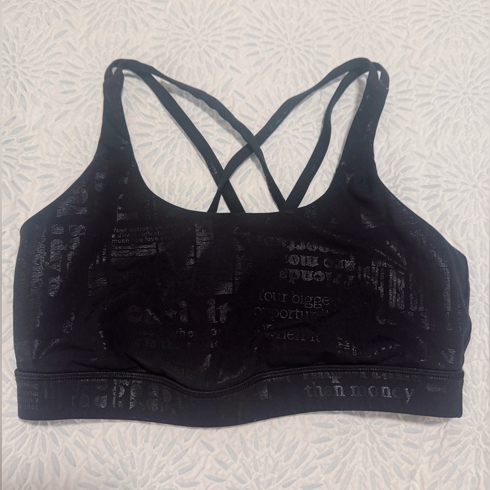Lululemon Energy Sports Bra - Manifesto 20 Year Anniversary